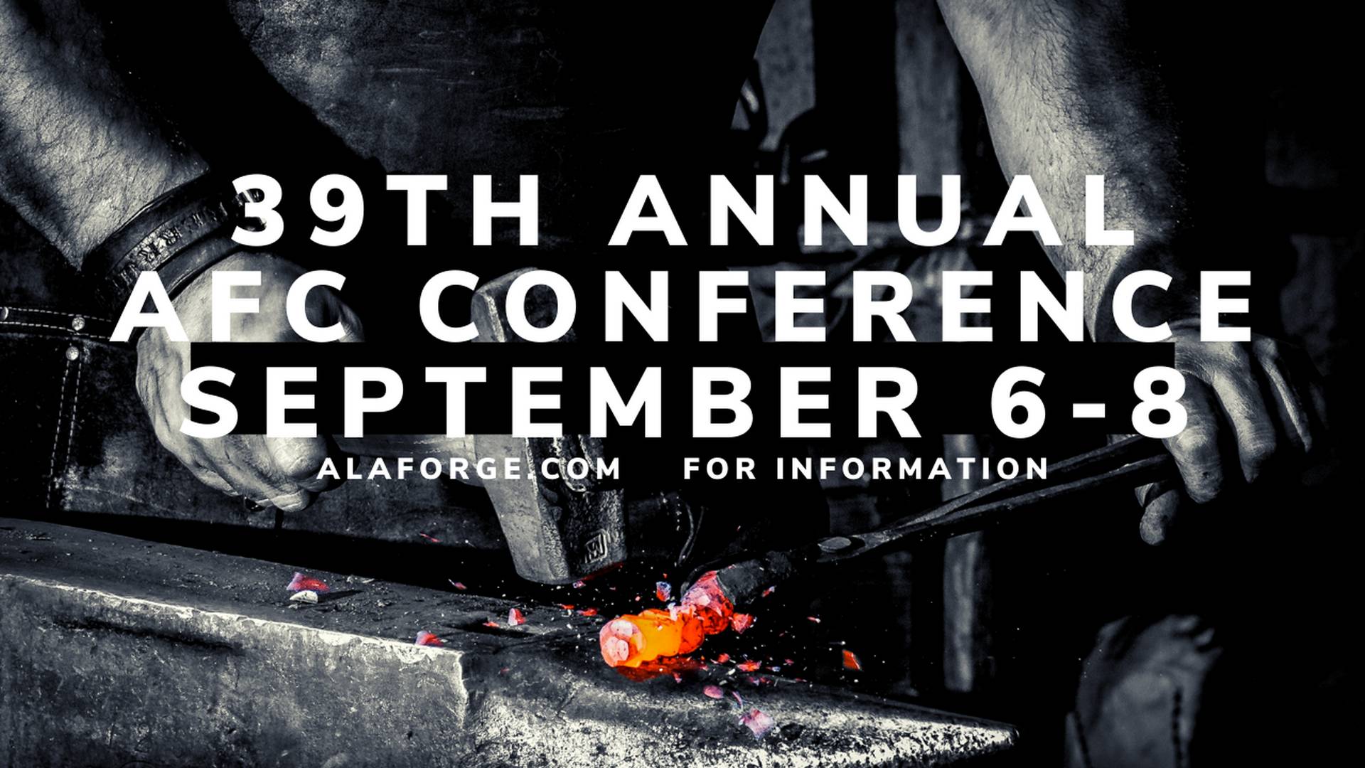 39th Annual AFC Conference 2024 at Tannehill State Park