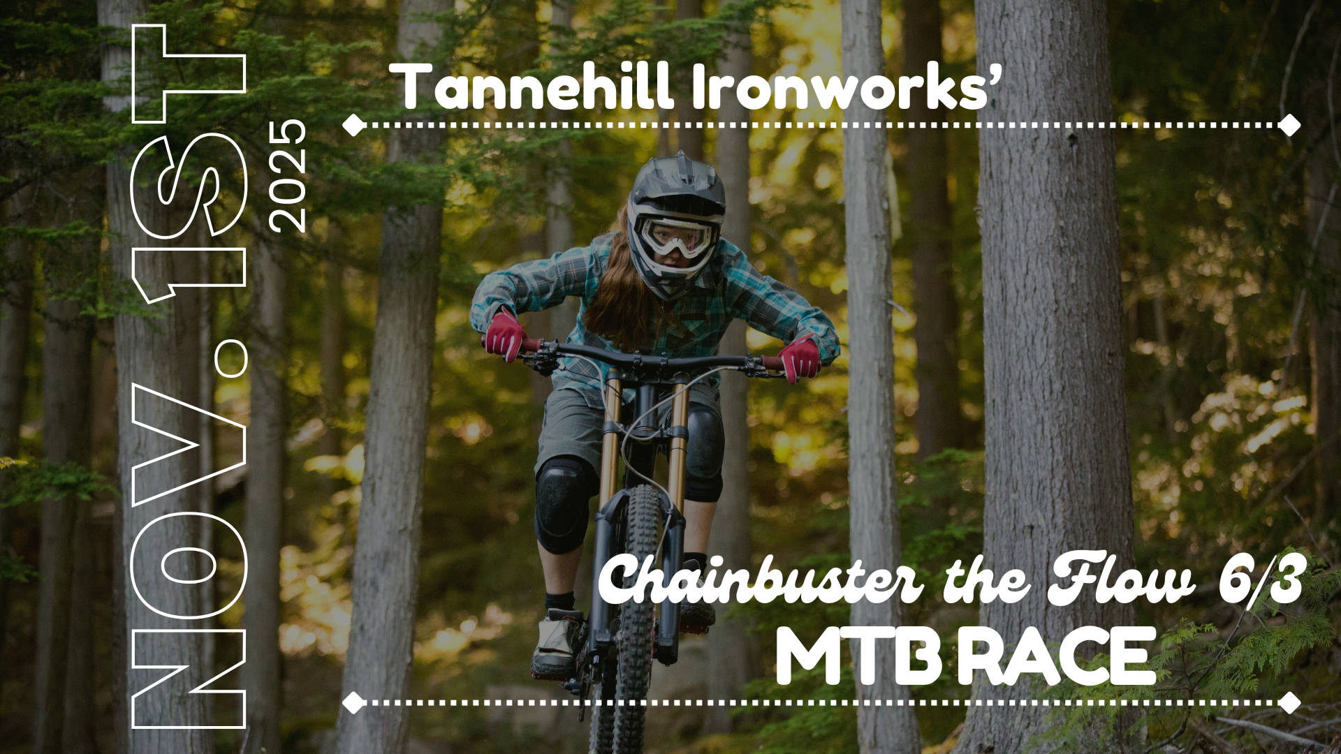 Chainbuster the Flow MTB Race at Tannehill Ironworks Park - Nov 1 2025