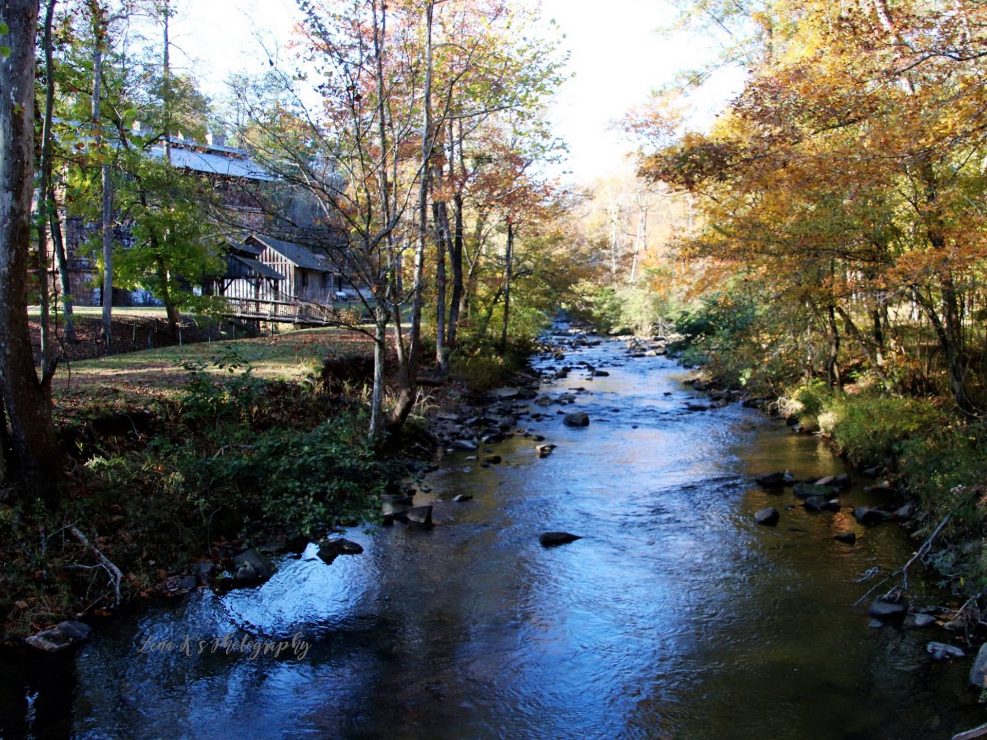 Creek and Grist Mill in Tannehill Ironworks State Park