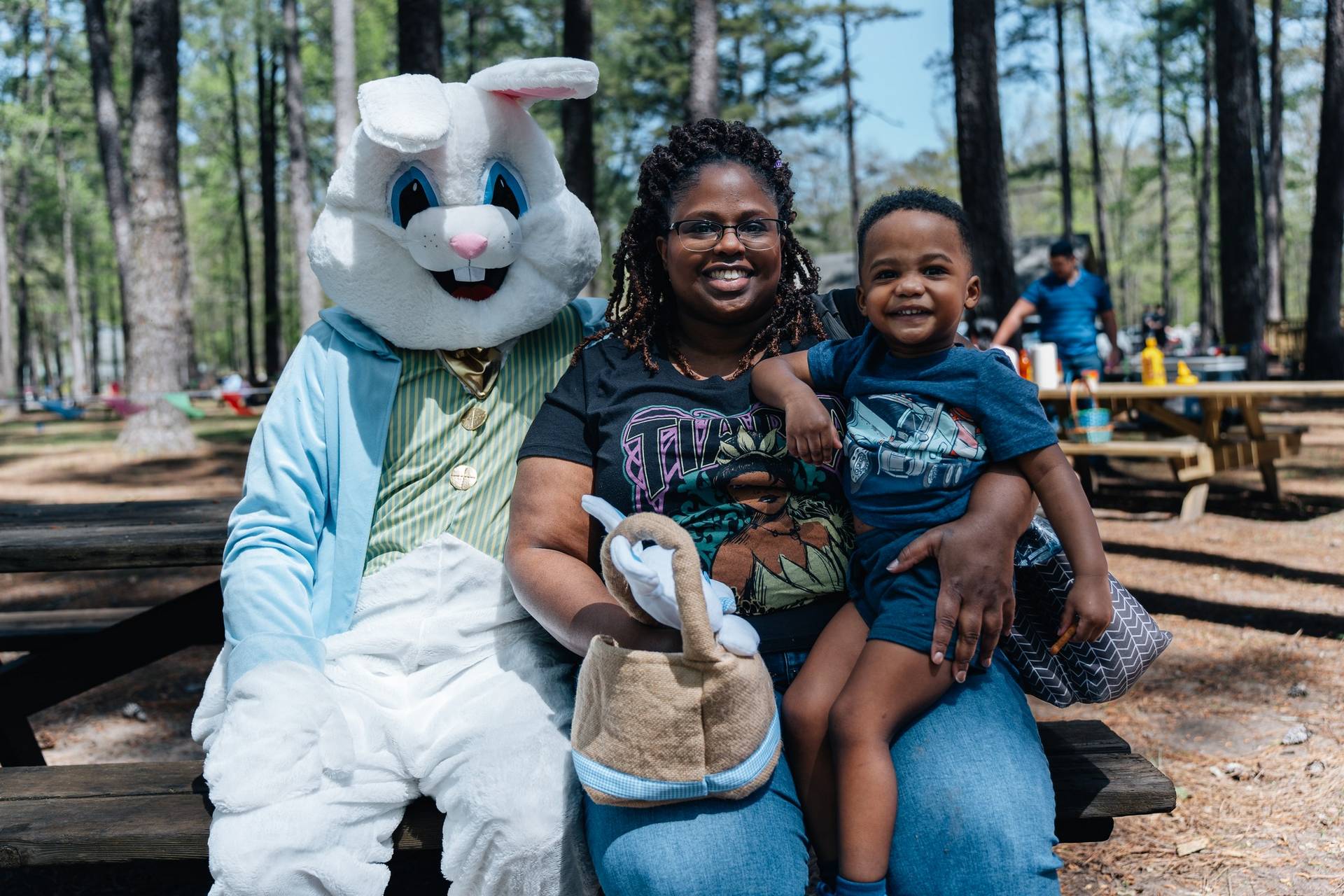 Easter Bunny at Tannehill Ironworks State Park - Easter 2023