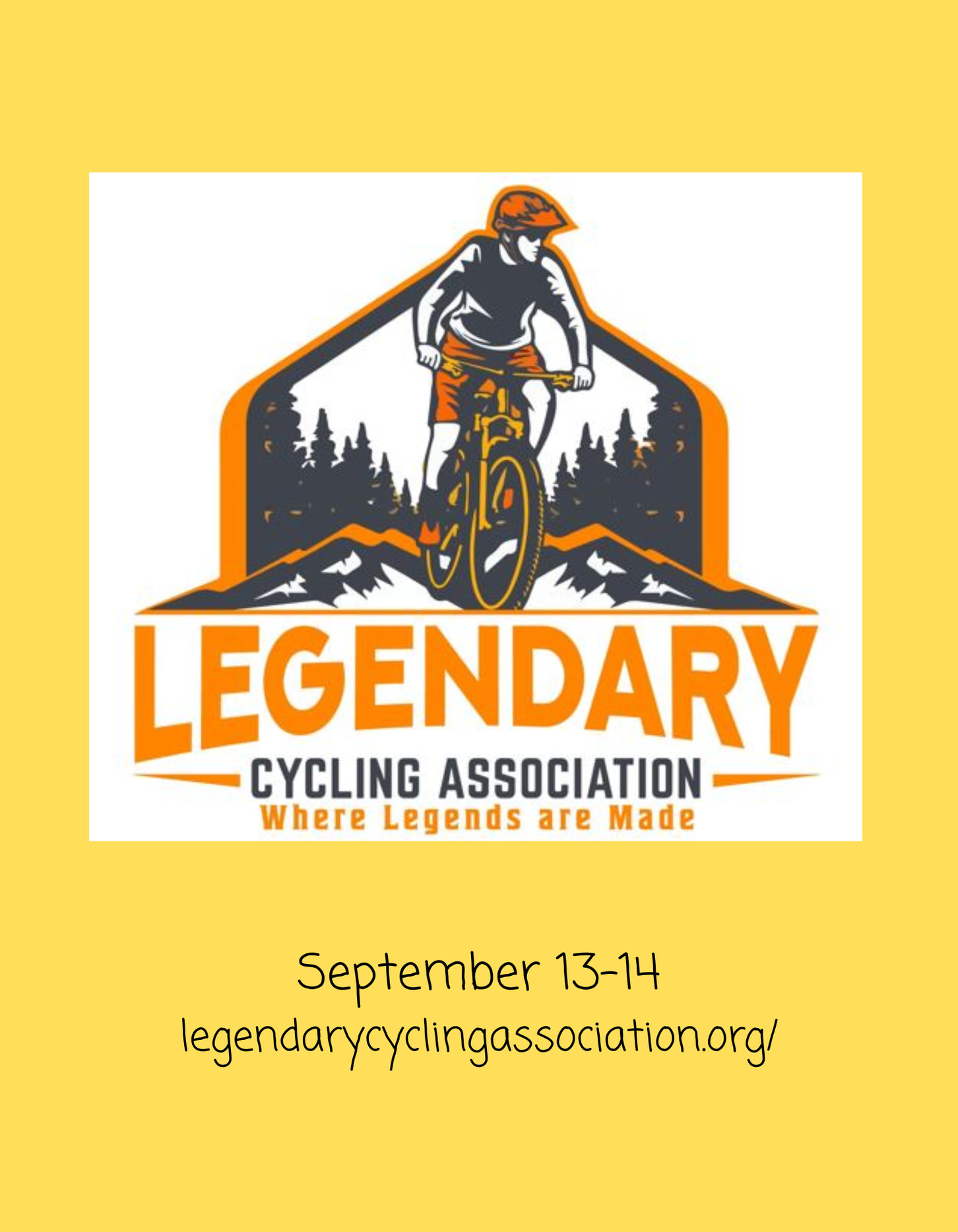 Legendary Cycling Association - September 13-14 2025 at Tannehill State Park
