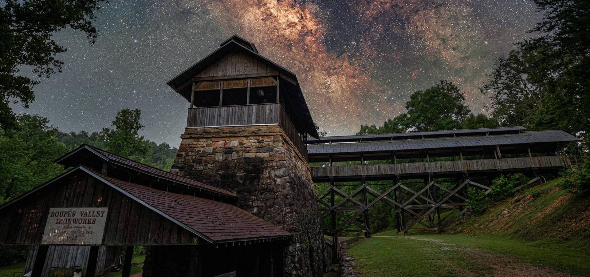 Roupes Valley Iron Works at Tannehill State Park in Alabama