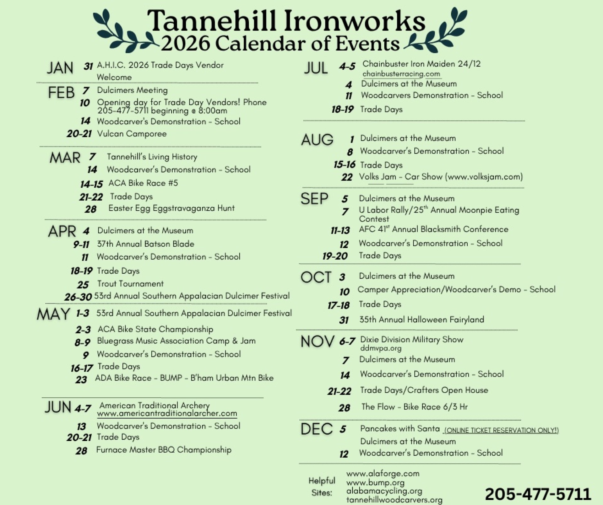 Calendar of Events TH FINAL3 - 2