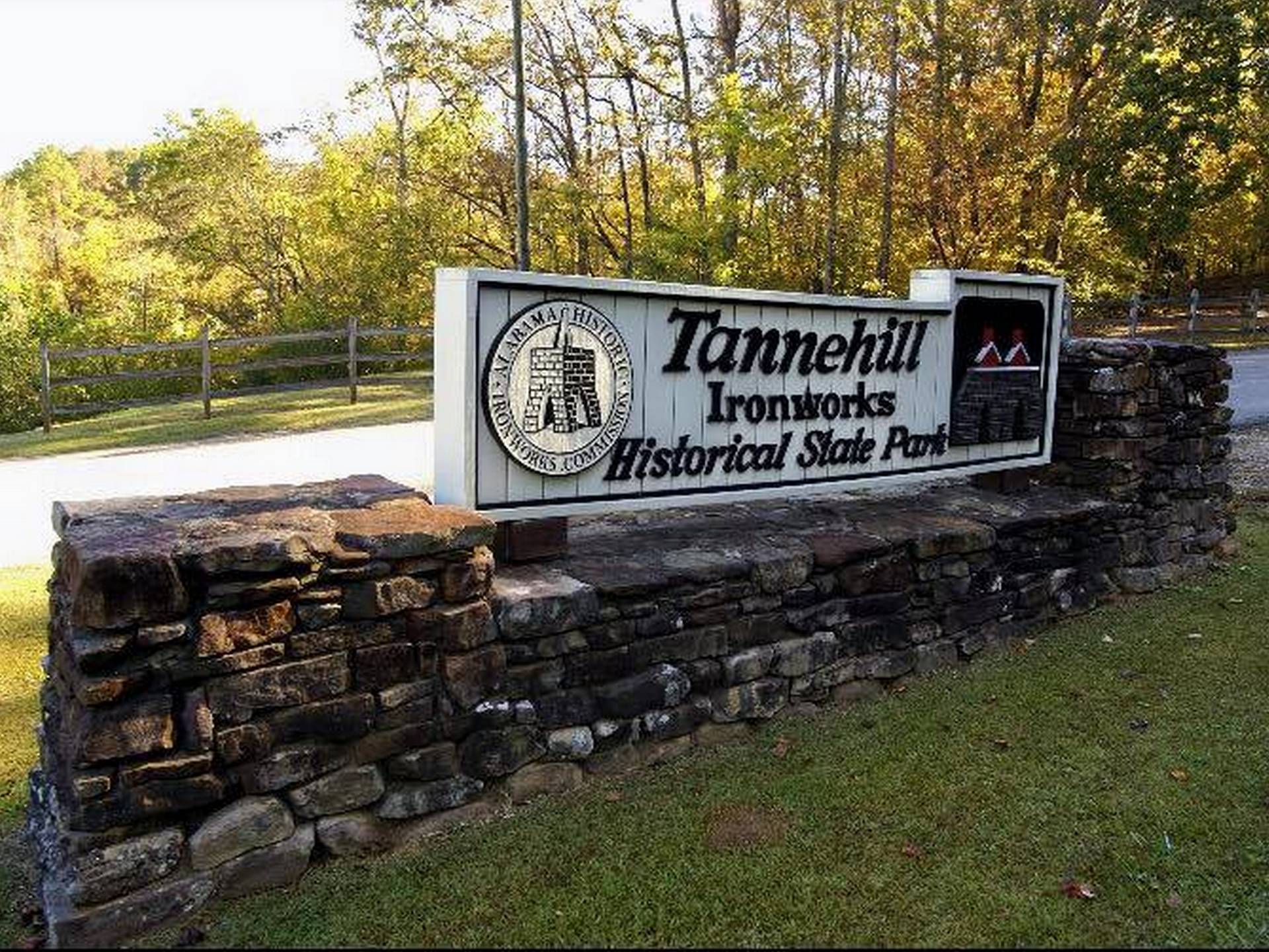 Tannehill Ironworks Historical State Park Entrance